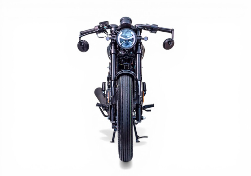Vue 360° Moto 125cc ARCHIVE MOTORCYCLE CAFE RACER AM-60 noire