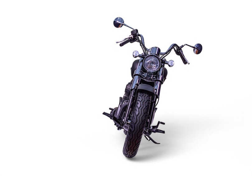 Vue 360° Moto 125cc MAGPOWER V-LEGENDERS noir mat