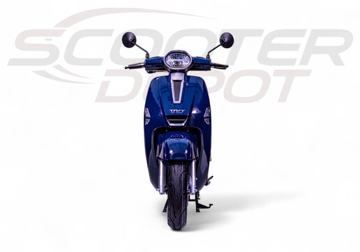Vue 360° Scooter 50cc TNT MOTOR CANCUN bleu marine