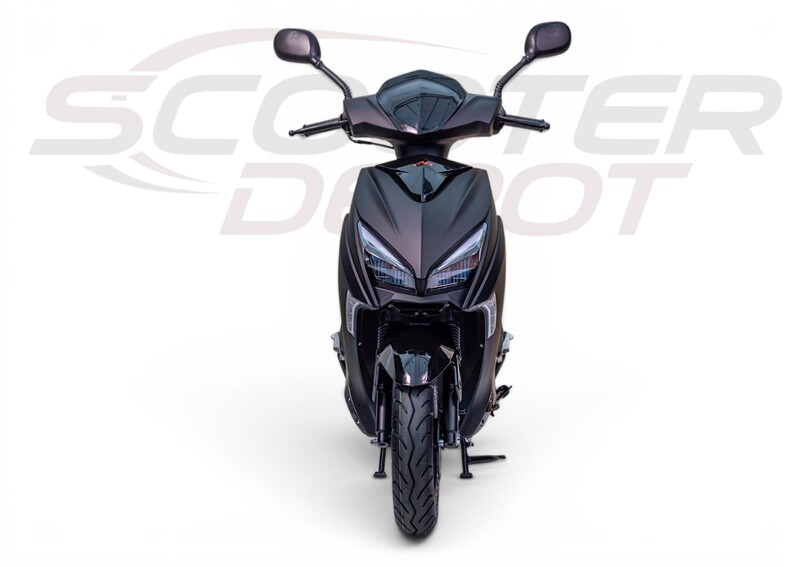 Vue 360° Scooter 50cc TNT MOTOR DIXON 10 pouces noir 2026