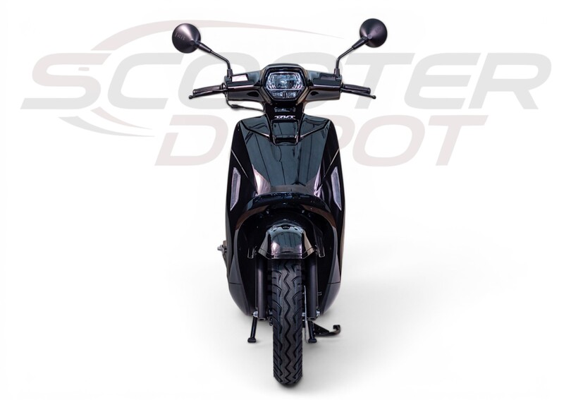 Vue 360° Scooter 50cc TNT YOLO 10-12 pouces NOIR 
