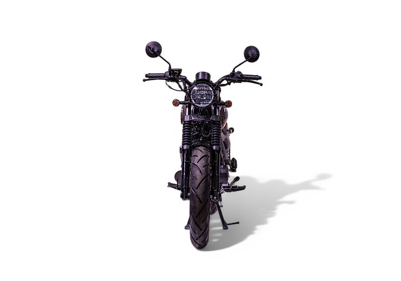 Vue 360° la moto 50cc FOSTI F66 Bronze Cafe racer
