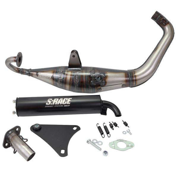 POT D'ECHAPPEMENT MVT SCOOT S ROAD ADAPT. BOOSTER SILENCIEUX NOIR (EC 031B)