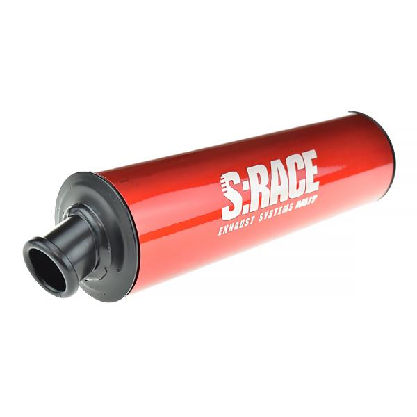 SILENCIEUX MVT S-RACE SP2 50cc POUR EC23/24/26 ROUGE  ECAR9