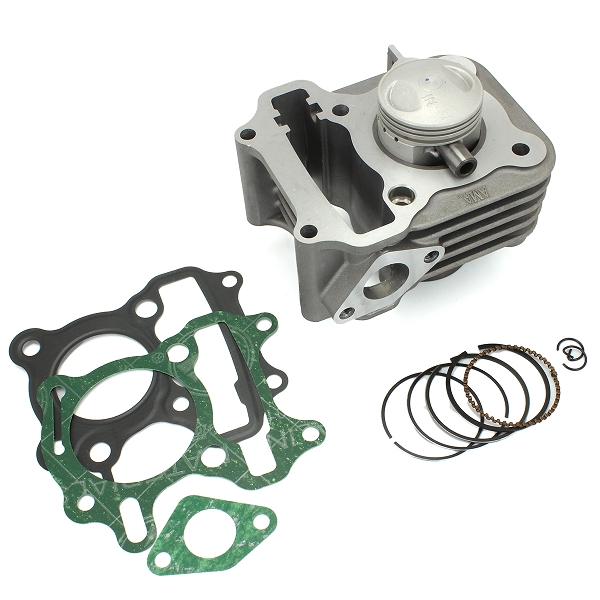 CYLINDRE SCOOTER CARENZI ALU ADAPT. SCOOTER ASIATIQUE MOTEUR XS1P39QMB (CYLINDRE 4T 63CC. PISTON 42MM)*