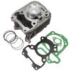 CYLINDRE MAXISCOOTER RB MAX ALU ADAPT. PIAGGIO FLY / LIBERTY  IGET 125CC  / VESPA GTS / SPRINT /  LX /S  3V 4T AC  Ø52mm (axe Ø14) (OEM : B018010 / 1A000771 / 1A0009035 ))