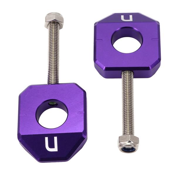 TENDEUR DE CHAINE CARENZI ADAPT DERBI SENDA / SMT / RCR / RX / SX  VIOLET  Ø15