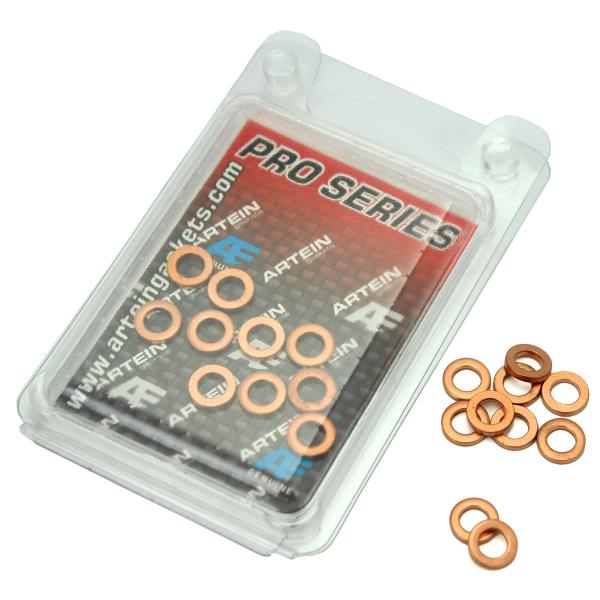 BOITE DE 20 RONDELLES DE CUIVRE M5 PRO SERIES (5 x 9 x 1.50mm ) (Made in Europe)