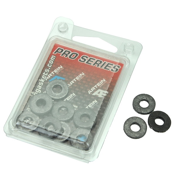 RONDELLE FIBRE RENFORCÉE ACIER M6 (6 x 15 x 2 mm) PRO-SERIES - Blister de 12 (fixation protection echappement)