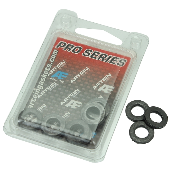 RONDELLE FIBRE  RENFORCÉE ACIER M8 (8 x 15 x 2 mm) PRO-SERIES - Blister de 12 (fixation protection echappement)
