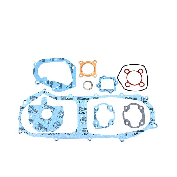 JOINT MOTEUR COMPLET  SCOOTER ADAPT. MBK NITRO / OVETTO / YAMAHA AEROX / NEOS / APRILIA SR / GY6 50CC 2T (POCHETTE) QUALITE PREMIUM