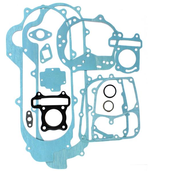 JOINT MOTEUR COMPLET SCOOTER ADAPT. KYMCO AGILITY / TNT MOTOR ROMA / PEUGEOT KISBEE 50CC 4T / SCOOTER CHINOIS MOTEUR GY6 50CC 139 QMB/A - ( POUR MOTEUR 10 POUCES ET 12 POUCES )