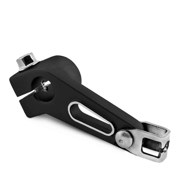 BIELLETTE / COMMANDE EMBRAYAGE ALU MOTO ADAPT.  DERBI 50 SENDA. GPR / GILERA 50 SMT. RCR LIGHTY NOIR