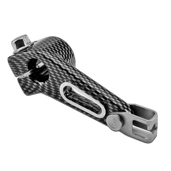BIELETTE / COMMANDE EMBRAYAGE ALU MOTO ADAPT. DERBI 50 SENDA. GPR / GILERA 50 SMT. RCR  LIGHTY IMITATION CARBONE