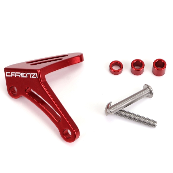 BUTEE BIELLETTE EMBRAYAGE ALU CARENZI EVO ADAPT. AM6 ROUGE