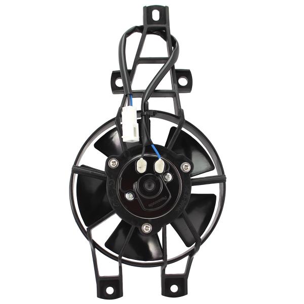 VENTILATEUR DE RADIATEUR MAXISCOOTER TNT ORIGINAL ADAPT. PIAGGIO 125-250-300-350-400-500 MP3. BEVERLY. X-EVO. X10 / GILERA 125-250-300-500 NEXUS / APRILIA 125-300 SR-MAX (OEM : 58211R) QUALITE ORIGINE