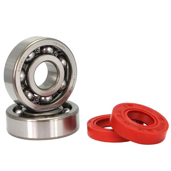 KIT ROULEMENTS TPI (6303 TVH C4) + JOINTS ADAPT. TYPE ORIGINE MINARELLI AM6 50CC / BETA 50 RR / MBK 50 X-POWER / YAMAHA 50 TZR / PEUGEOT 50 XPS / RIEJU 50 RS (POCHETTE 2 JOINTS)