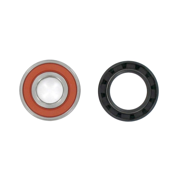 KIT ROULEMENTS DE ROUE ARRIERE + JOINT SPI  ADAPT. PIAGGIO 50 TYPHOON . NRG ( 6204 2RS TPI )