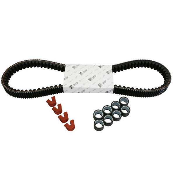 KIT TRANSMISSION ORIGINE ADAPT. PIAGGIO 350 MP3 2018>. X10 2012>. BEVERLY 2012> (OEM : 1R000448)