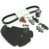 KIT ENTRETIEN ORIGINE COMPLET ADAPT. PIAGGIO 300 BEVERLY 2016-2020 (COURROIE / PLAQUETTES / FILTRE A HUILE / FILTRE A AIR/ GALETS / GUIDE/ BOUGIE) (OEM : 1R000415)