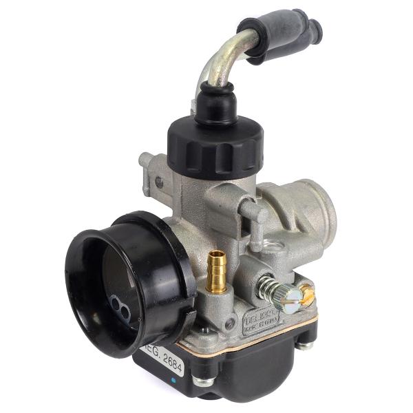 CARBURATEUR DELLORTO PHBG 17 DD (MONTAGE SOUPLE - AVEC GRAISSAGE - SANS DEPRESSION - STARTER A CABLE) REF 2684