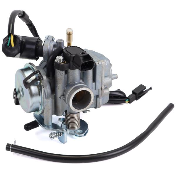 CARBURATEUR ADAPT.  KYMCO 50 AGILITY 12" E5 2021> . PEUGEOT KISBEE 50 4T / SYM 50 ALLO / CROX / FIDDLE II / JET 4 / ORBIT II E4 2018-2020  ( SVB18 18J )