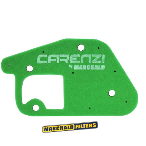 MOUSSE FILTRE A AIR DOUBLE DENSITE CARENZI ADAPT. MBK BOOSTER / STUNT / YAMAHA BWS / SLIDER (OEM : 3VLE44510100)