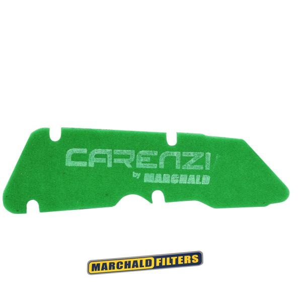 MOUSSE FILTRE A AIR DOUBLE DENSITE CARENZI ADAPT PIAGGIO ZIP 2T 2000> / NRG 2001> / TYPHOON 2001> / LIBERTY / FLY / LX 2T / GILERA STALKER 2005> /  RUNNER 2002> (OEM : 487719 / 1A0122830P)