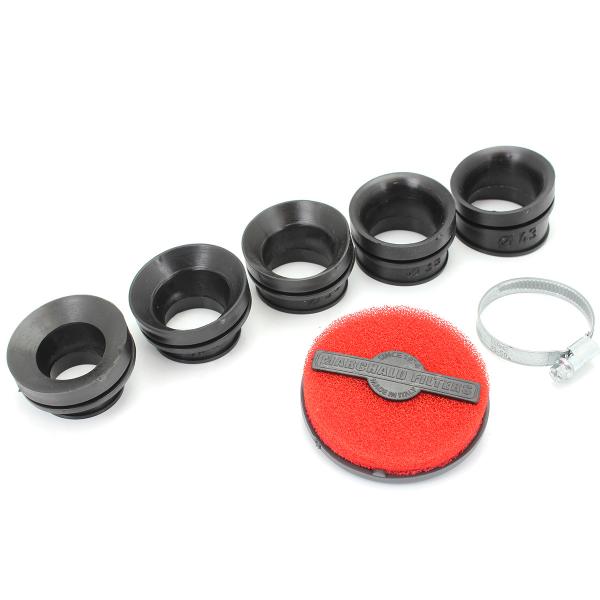 FILTRE A AIR MARCHALD POWER FILTER ROUGE L 40 mm / Ø CONNEXION = 28-32-36-39-43MM