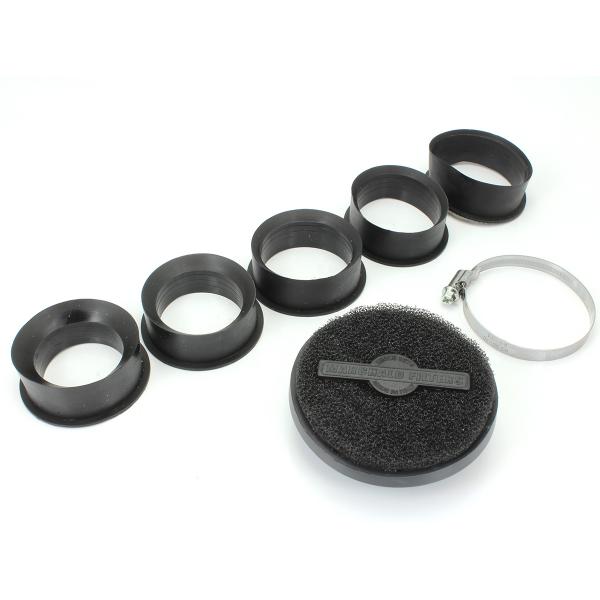 FILTRE A AIR MARCHALD POWER FILTER NOIR L 40mm / Ø CONNEXION =46-49-52-55-58-62MM / ANGLE 0°