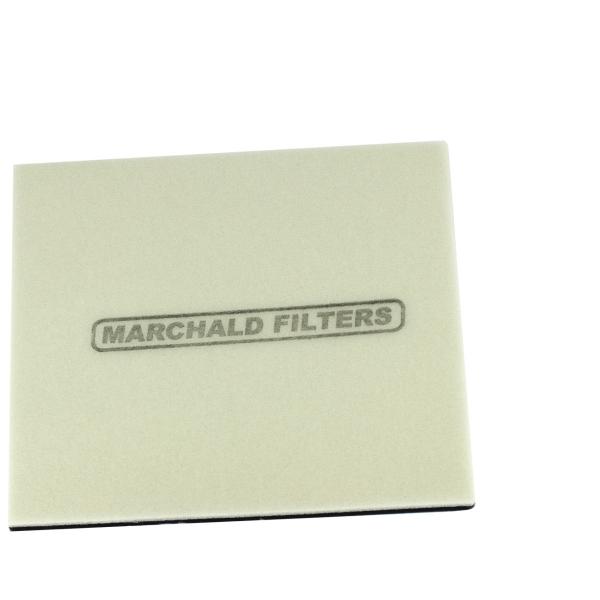 MOUSSE FILTRE A AIR MARCHALD UNIVERSEL DOUBLE DENSITE (  330 X 330 X 17mm )