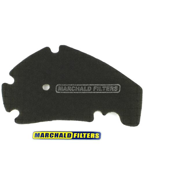 MOUSSE FILTRE A AIR CARENZI BY MARCHALD ADAPT PIAGGIO 125-500cc BEVERLY / X9-EVO / MP3 / X10 / X7 / APRILIA ATLANTIC / SR-MAX / GILERA NEXUS (OEM : 829258 / 06614100 )