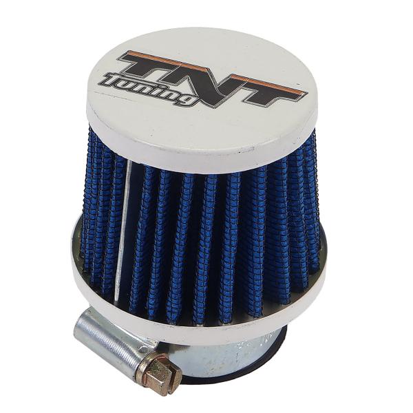 FILTRE A AIR TNT TYPE KN SMALL DROIT Ø28/35 BLANC