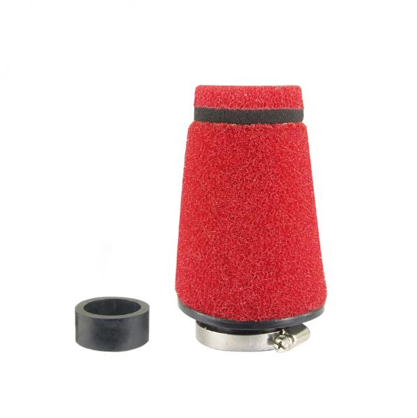 FILTRE A AIR CARENZI  MOUSSE SMALL Ø28/35 ROUGE