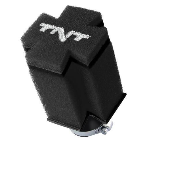 FILTRE A AIR TNT MOUSSE CROSS 0° Ø28/35 NOIR