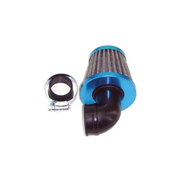 FILTRE A AIR TYPE KN COUDE Ø28/35 BLEU