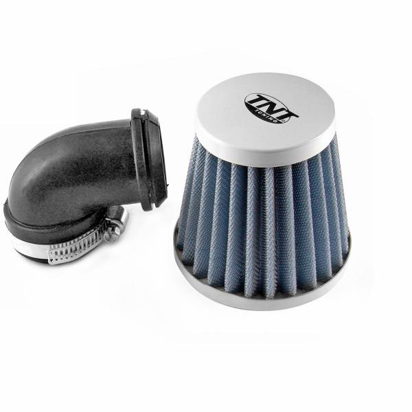 FILTRE A AIR TYPE KN COUDE Ø28/35 BLANC