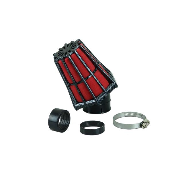 FILTRE A AIR CARENZI R-EVOLUTION 30° 35/28 CARBONE/ROUGE