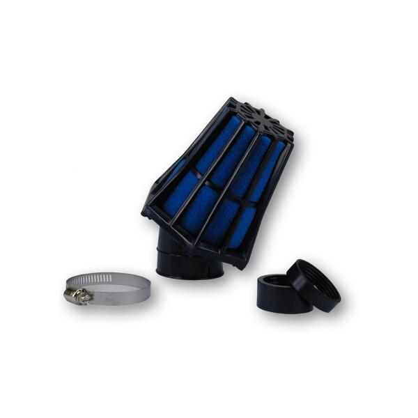 FILTRE A AIR CARENZI  R-EVOLUTION 30° Ø35/28 NOIR/BLEU