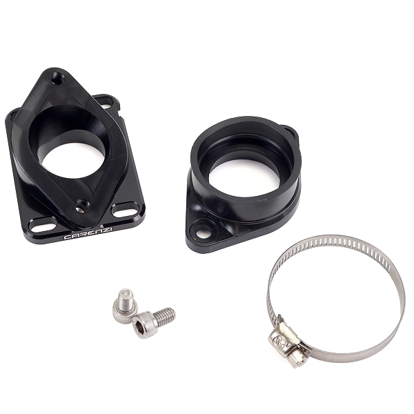KIT PIPE ADMISSION RACING CARENZI 30-34MM ADAPT. DERBI / AM6  (CARBURATEUR PWK 30MM)