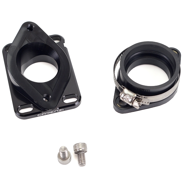 KIT PIPE ADMISSION RACING CARENZI 30-34MM ADAPT. DERBI / AM6  (CARBURATEUR PWK 34MM)