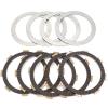 DISQUES EMBRAYAGE MOTEUR  ADAPT. HONDA CBF 125 2009> / YAMAHA MT 125 2014-2019 / YAMAHA YZF-R 125 2014-2018 /  ARCHIVE 125  (4LISSES+5GARNIS)