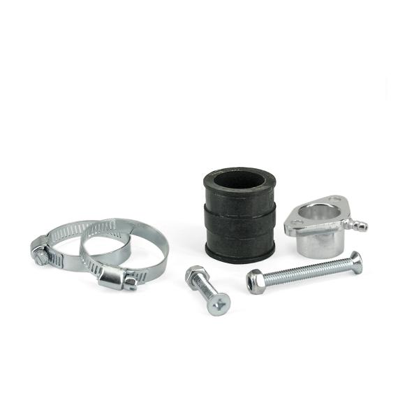 PIPE ADMISSION SCOOTER SOUPLE ADAPT. PEUGEOT 50 TKR / TREKKER / SPEEDFIGHT / BUXY / ELYSEO / VIVACITY (ENSEMBLE AVEC PIPE + RACCORD)