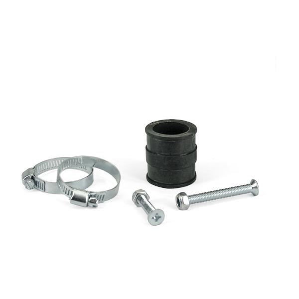 MANCHON SOUPLE ADMISSION SCOOTER ADAPT CARBURATEUR PHBN / PHVA Ø20MM  (ENSEMBLE COLLIER MANCHON VIS)