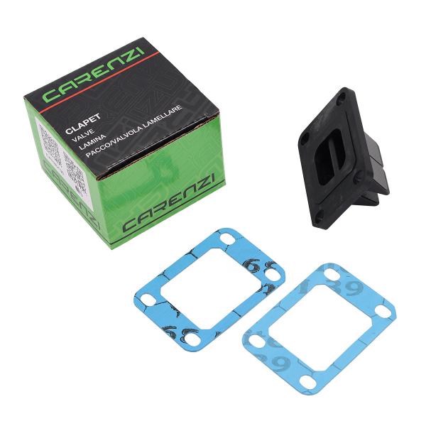 CLAPET MOTO CARENZI ADAPT. MINARELLI 50 AM6 - BETA 50 RR / MBK 50 X-POWER / YAMAHA 50 TZR / PEUGEOT 50 XPS / RIEJU 50 RS SMX / CPI 50 SM / GENERIC 50 TRIGGER ( TYPE V FORCE )