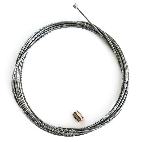 KIT REPARATION CABLE GAZ / ACCELERATEUR DELLORTO (L : 2.50M / Ø1.2mm + SERRE CABLE)