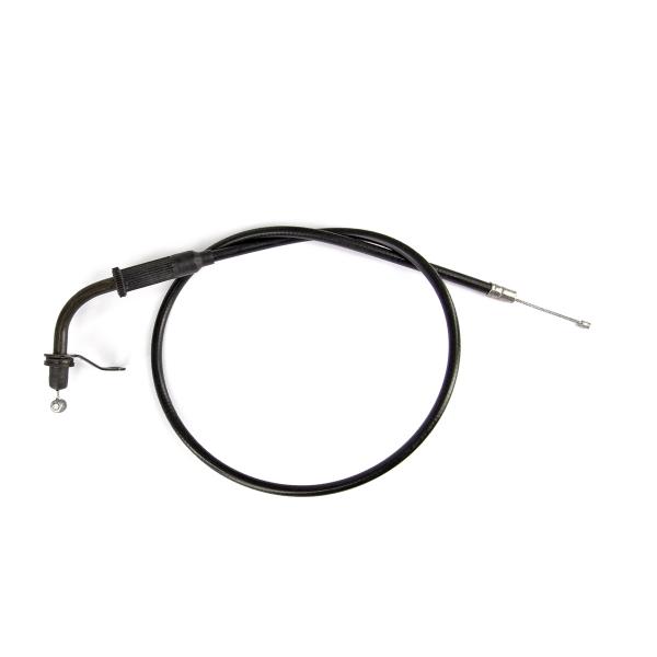 TRANSMISSION GAZ / ACCELERATEUR SUPERIEURE ADAPT. MBK 50 BOOSTER / YAMAHA 50 BWS 1990-2002/ STUNT / SLIDER  1990-2002 (CABLE + GAINE) (OEM : 3VL-F6311-01-00)