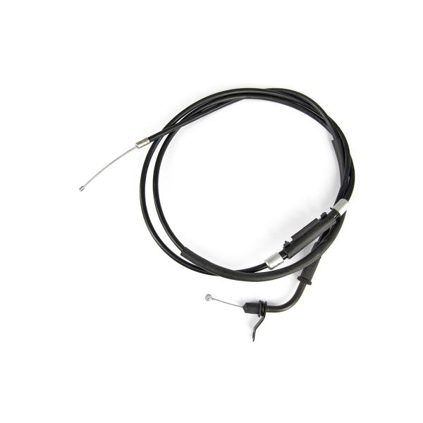 TRANSMISSION GAZ / ACCELERATEUR COMPLETE SCOOTER ADAPT. MBK 50 BOOSTER 2004-2017 / YAMAHA 50 BWS 2004-2017  (CABLE + GAINE)