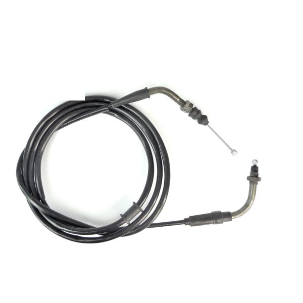 TRANSMISSION GAZ / ACCELERATEUR COMPLETE SCOOTER ADAPT. SCOOTER GY6 199CM (CABLE + GAINE) - (VISSE POIGNEE DE GAZ)