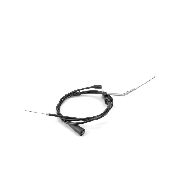 TRANSMISSION GAZ / ACCELERATEUR MOTO ADAPT. DERBI SENDA 2000-2008 EURO 2 (CABLE + GAINE)